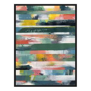 Afbeelding Colorful Mix massief beukenhout/acrylglas - zwart - 63 x 83 cm