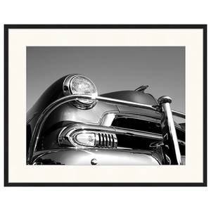 Tableau déco Classic Car B&W Hêtre massif / Plexiglas - Noir - 42 x 52 cm