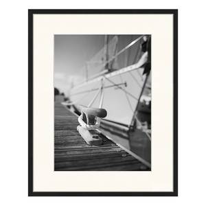 Bild Seaside Buche Massiv / Acrylglas - Schwarz - 32 x 42 cm