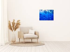 Metalen afbeelding Blue Summer aluminium - meerdere kleuren - 30 x 40 cm