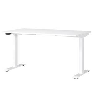 Bureau réglable en hauteur Jet Blanc - Largeur : 140 cm