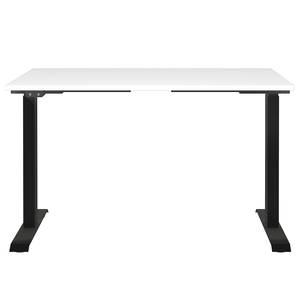 Bureau réglable en hauteur Jet Blanc / Noir - Largeur : 120 cm