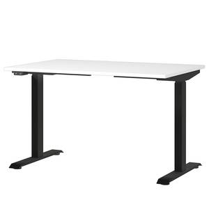 In hoogte verstelbaar bureau Jet Wit/zwart - Breedte: 120 cm