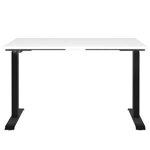 Bureau réglable en hauteur Jet Blanc / Noir - Largeur : 120 cm