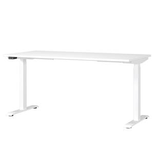 In hoogte verstelbaar bureau Jet Wit - Breedte: 160 cm