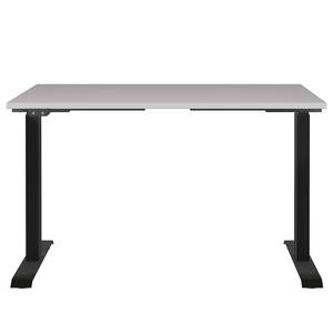 Bureau réglable en hauteur Jet Cachemire / Noir - Largeur : 120 cm