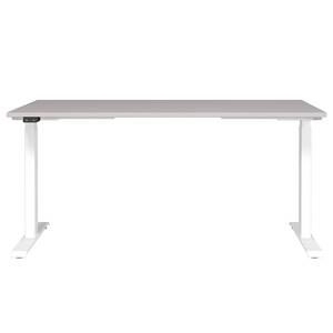 Bureau réglable en hauteur Jet Cachemire / Blanc - Largeur : 160 cm