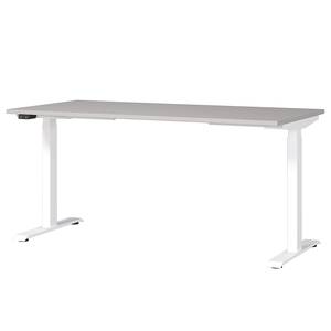 Bureau réglable en hauteur Jet Cachemire / Blanc - Largeur : 160 cm