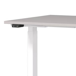 Bureau réglable en hauteur Jet Cachemire / Blanc - Largeur : 160 cm