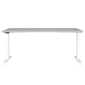 Höhenverstellbarer Schreibtisch Jet Kaschmir / Weiß - Breite: 180 cm