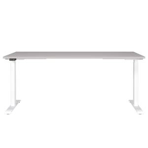 Bureau réglable en hauteur Jet Cachemire / Blanc - Largeur : 180 cm