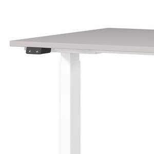 Bureau réglable en hauteur Jet Cachemire / Blanc - Largeur : 180 cm