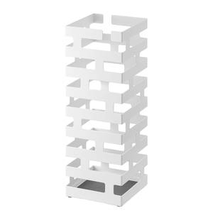 Portaombrelli Brick Acciaio / Silicone - Bianco - 15 x 15 cm
