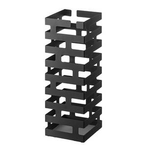 Portaombrelli Brick Acciaio / Silicone - Nero - 15 x 15 cm