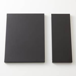 Plankelement voor keukenkast Tower staal - Zwart - 50 x 35 cm