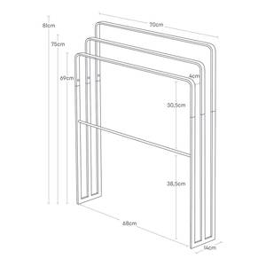 Handtuchhalter Tower Stahl - Schwarz