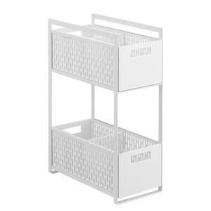 Étagère de cuisine Tower Basket Plastique - Blanc