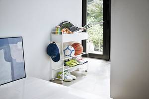 Open kast Tower Basket staal - Wit