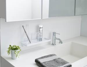 Étagère de salle de bain Tower Hook Acier / Matière plastique - Blanc