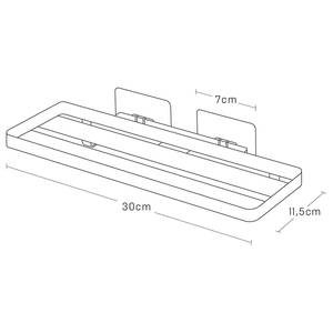 Étagère de salle de bain Tower Hook Acier / Matière plastique - Blanc