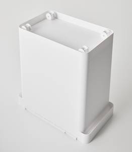 Boîte à croquettes Tower Plastique - Blanc - 41 x 43 cm