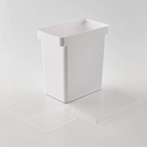Boîte à croquettes Tower Plastique - Blanc - 41 x 43 cm
