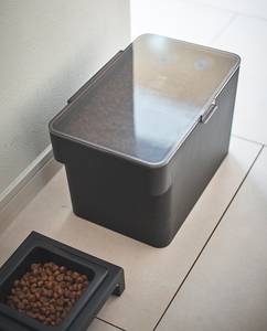 Contenitore cibo secco per animali Tower Materiale plastico - Nero - 30 x 19 cm