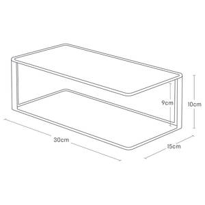 Keukenkast-organizer Tower Dish staal - Wit