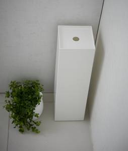 Porte-papier toilette Tower Acier - Blanc