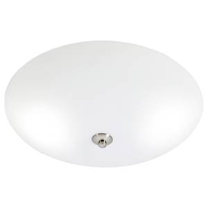 Lampada da soffitto Platillo Vetro satinato - Bianco - 2 punti luce