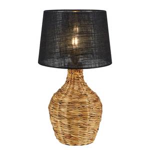 Tafellamp Paglia jute/rotan - 1 lichtbron - Zwart/bruin