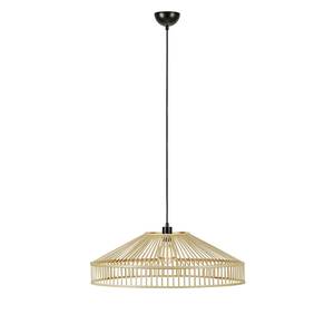 Lampada a sospensione Tapa Bambù / Ferro - 1 punto luce - Beige