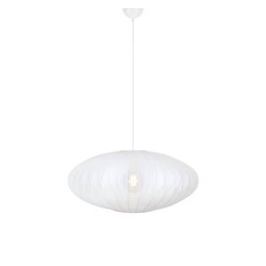 Lampada a sospensione Florence Nylon / Ferro - 1 punto luce - Bianco - 75 x 31 cm