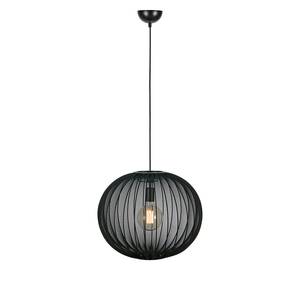 Lampada a sospensione Florence Nylon / Ferro - 2 punto luce - Nero - 50 x 40 cm