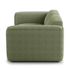 2-Sitzer Sofa HUDSON Bouclé Stoff Bony: Moosgrün