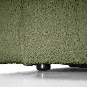 2-Sitzer Sofa HUDSON Bouclé Stoff Bony: Moosgrün