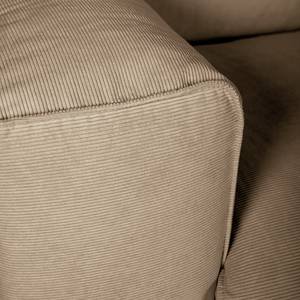 2-Sitzer Sofa HUDSON Cordstoff Snor: Taupe