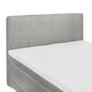 Boxspring Kapae Platweefsel Luara: Grijs - 140 x 200cm