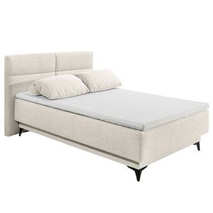 Letto contenitore Katalat Tessuto Luara: ecrù - 140 x 200cm