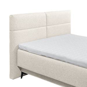 Letto contenitore Katalat Tessuto Luara: ecrù - 140 x 200cm