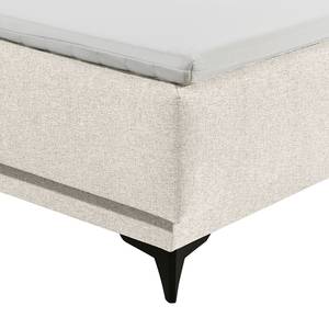 Lit boxspring Katalat Tissu Luara: Ecru - 140 x 200cm