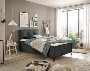 Lit boxspring Grambit Tissu Colbie: Anthracite