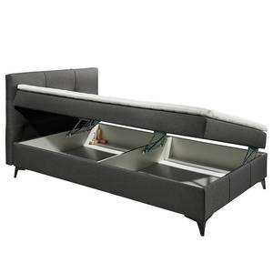 Lit boxspring Grambit Tissu Colbie: Anthracite