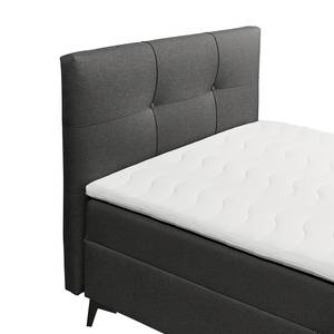 Lit boxspring Grambit Tissu Colbie: Anthracite