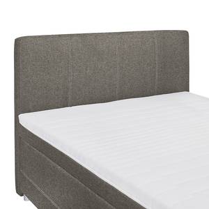 Boxspring Kapae Platweefsel Luara: Antracietkleurig - 140 x 200cm