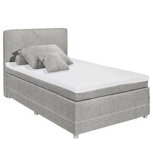 Lit boxspring Kapae Tissu Luara: Gris - 120 x 200cm