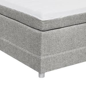 Lit boxspring Kapae Tissu Luara: Gris - 120 x 200cm