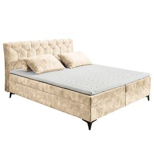 Boxspring Peligut Microvezel Salvo: Crèmekleurig - 2 opbergruimtes