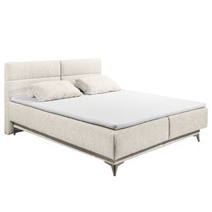 Letto contenitore Katalat Tessuto Luara: ecrù - 160 x 200cm