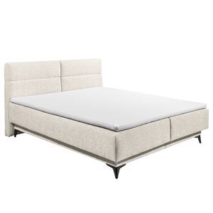 Letto contenitore Katalat Tessuto Luara: ecrù - 160 x 200cm